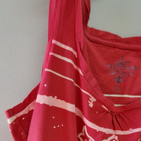 Tommy Hilfiger RUST Graphic Top - Picture 4 of 5